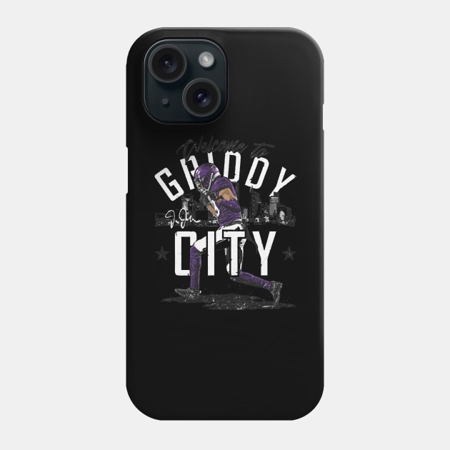 Justin Jefferson Minnesota Griddy CIty Phone Case by MASTER_SHAOLIN