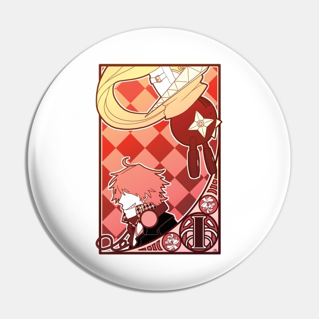 Persona 4 Tarot Card: The Magician Pin by roesart