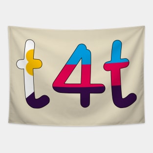 t4t (Polyamorous Pride Colors) Tapestry