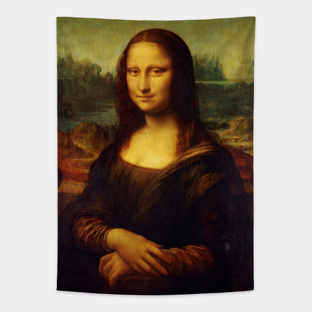 High Resolution Mona Lisa Tapestry by RandomGoodness