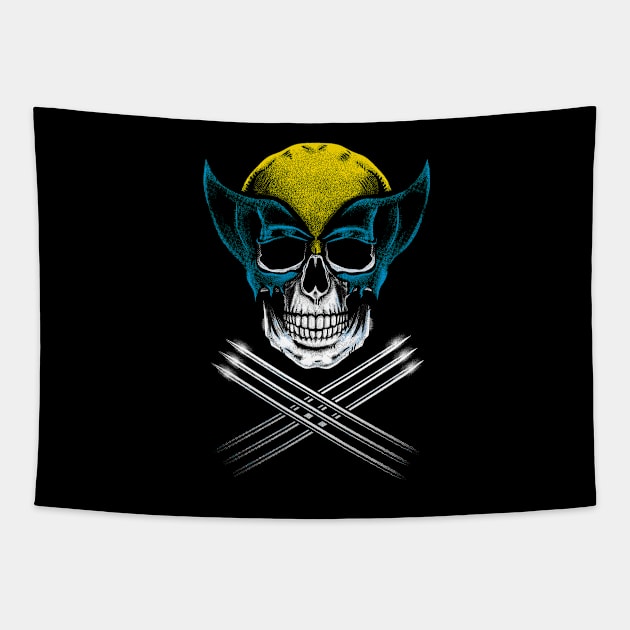 Mutant Pirate Tapestry by Andriu