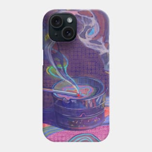 Smoking area painting Phone Case