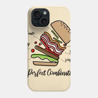 Hamburger the Perfect Combination Phone Case