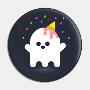 Birthday ghost Pin