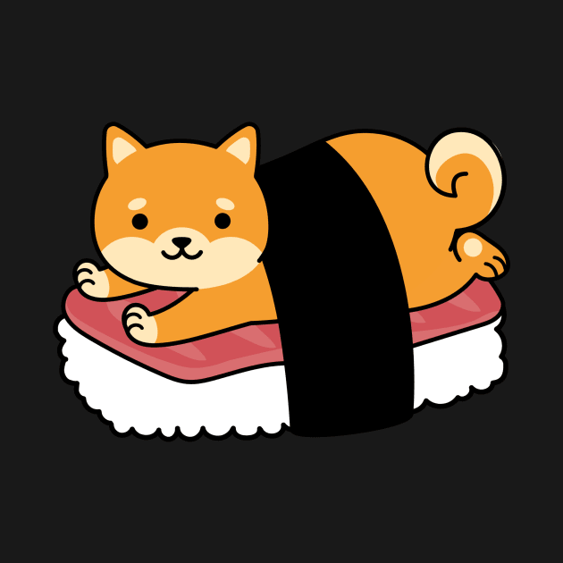 Sushi Shiba Inu Cute Dog Lover by Mrkedi