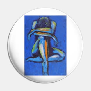 Blue Mood 2 - Female Nude Pin