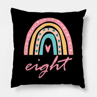 Eight Year Old Rainbow 8Th Birthday Gifts For Girls 8 Bday Pillow