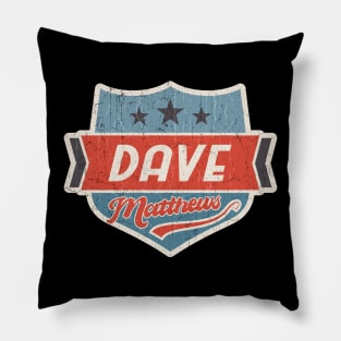 Dave Matthews vintage art Pillow