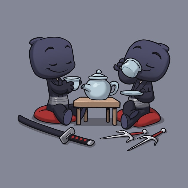 Ninja Tea Time by Dooomcat