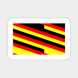 German flag pattern Magnet