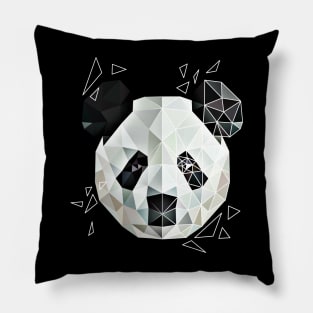 Geometric panda Pillow