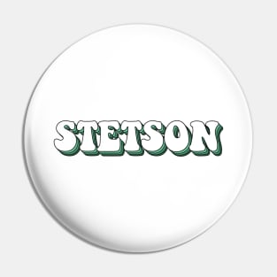 stetson lettering Pin