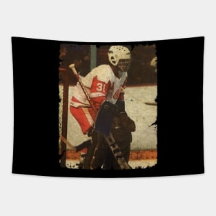 Bob Sauve, 1982 in Detroit Red Wings (4.19 GAA) Tapestry