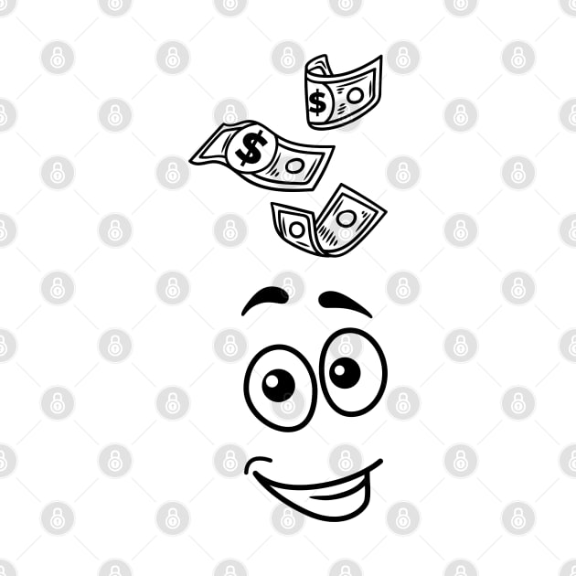 Happy face with Money by JunniePL