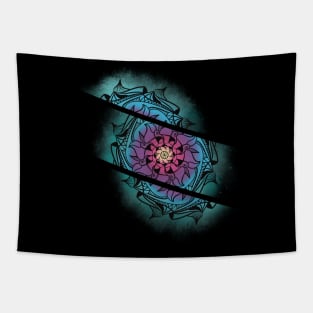 colorful Mandala design Tapestry