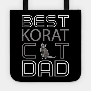 Best Korat Cat Dad Tote