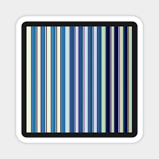 Blues stripe pattern Magnet