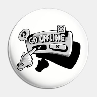 Go Offline Pin