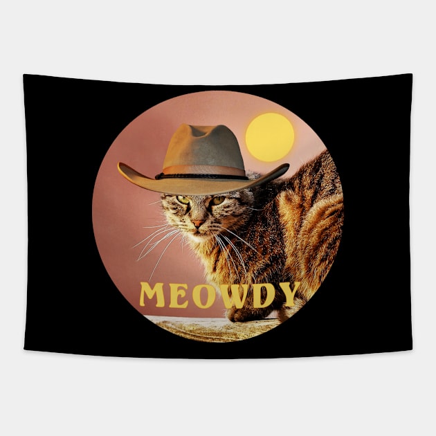 Meowdy Tapestry by Sterling_Arts_Design