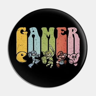 Vintage Gamer Pin