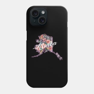 Alaska Floral State Phone Case