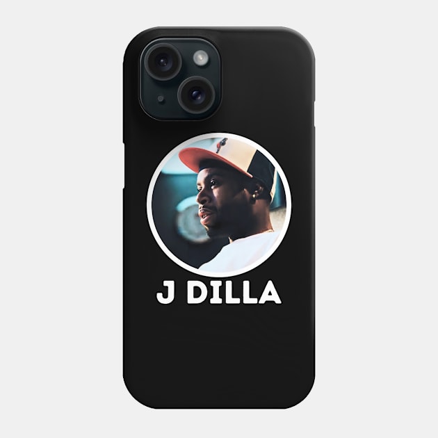 j dilla || white vintage Phone Case by claudia awes