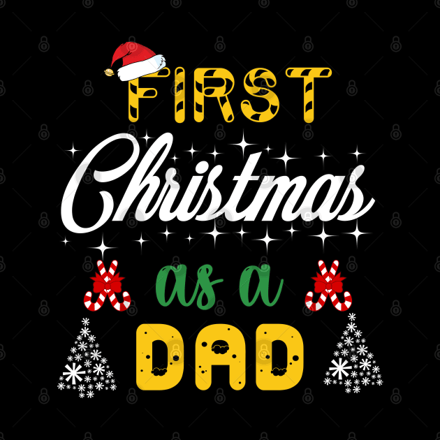 First Christmas as a dad by NAM Illustration