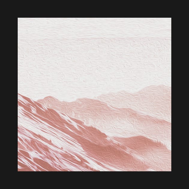 Rose Blush Mountains Oil Effects 3 by peachesinthewild