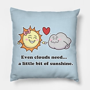 Cloud and Sun Pillow