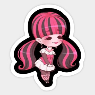 Draculaura Monster High Sticker for Sale by PomPomAmy