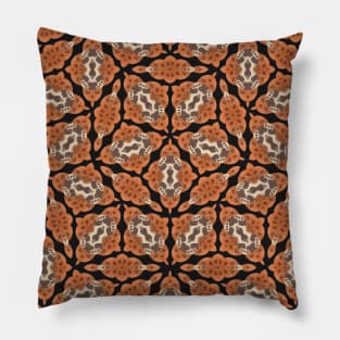 Abstract figurative print Pillow