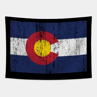 Retro Vintage Colorado State Flag v2 Tapestry