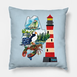 The State Of Maine Pillow