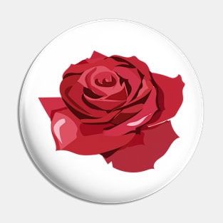 Rose print Pin