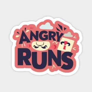 Angry Runs Magnet
