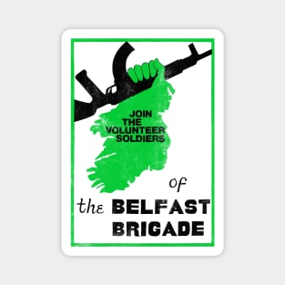 Belfast Brigade  - Provo Poster Design Magnet