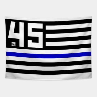 45 Supports The BLUE Flag (Hoz) Tapestry