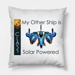 My other ship is solar powered No Mans Sky themed Pillow