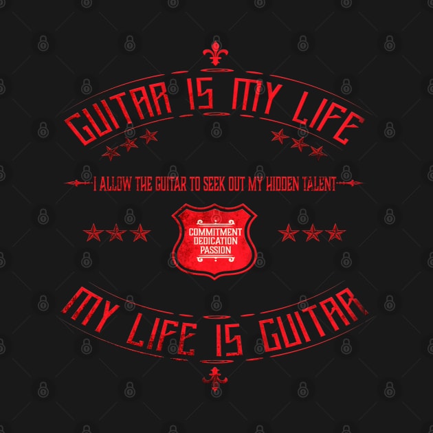 Guitar Is My Life by John MacPherson Allan Designs