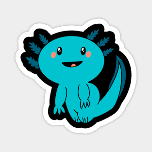 Kawaii Axolotl Magnet