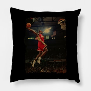 LeBron James - Slam Dunk Vintage Pillow