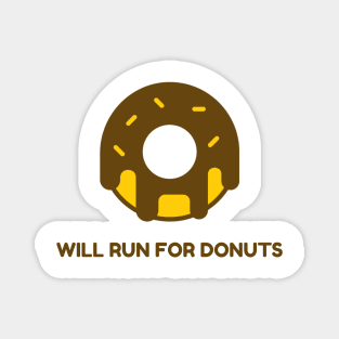 Will Run For Donuts Magnet