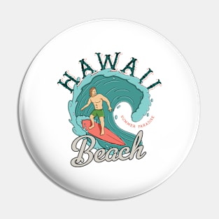 Hawaii Beach Pin