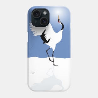 Red Crowned Crane Phone Case