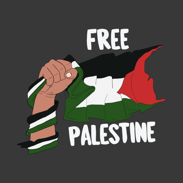 Free Palestine - I stand with Palestine Flag by Ivanapcm