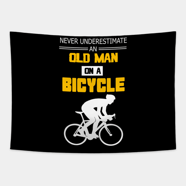 Gift idea cycling hobby riding Tapestry by LutzDEsign