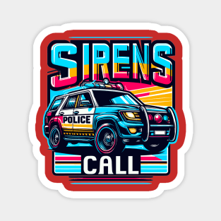 Police Car Magnet