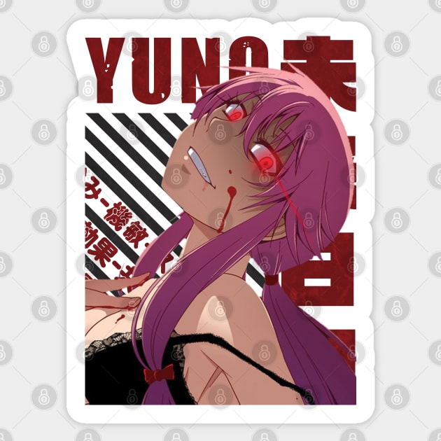 Mirai Nikki Characters Stickers for Sale