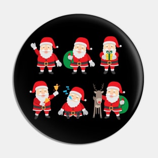 Santa Claus Collections Pin