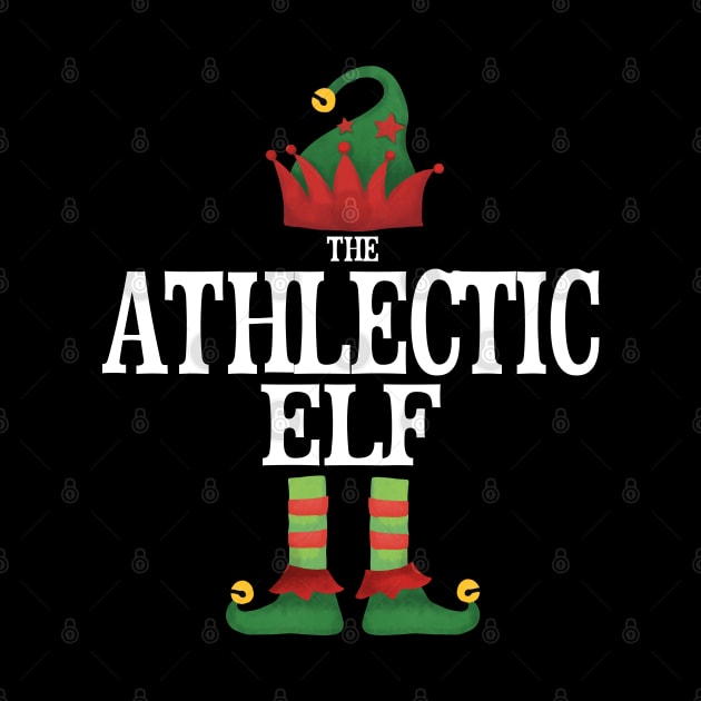 Athlectic Elf Matching Family Group Christmas Party Pajamas by uglygiftideas